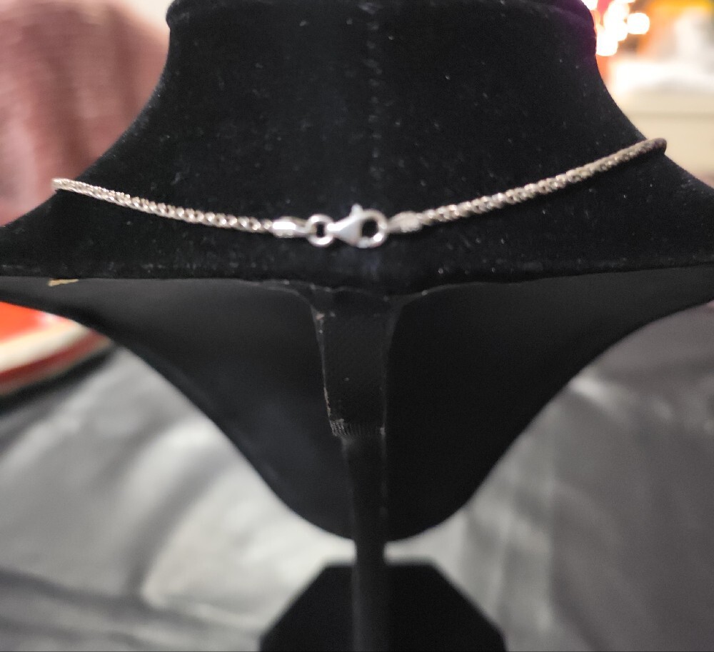 Sterling Silver Rope Chain Necklace - Picture 5 of 9